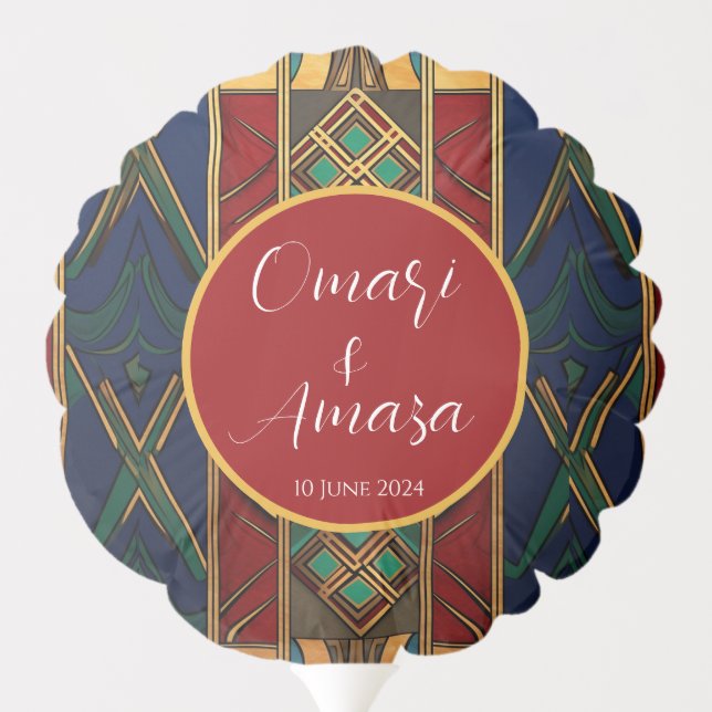 Afrocentric Celebration Balloon (Back)