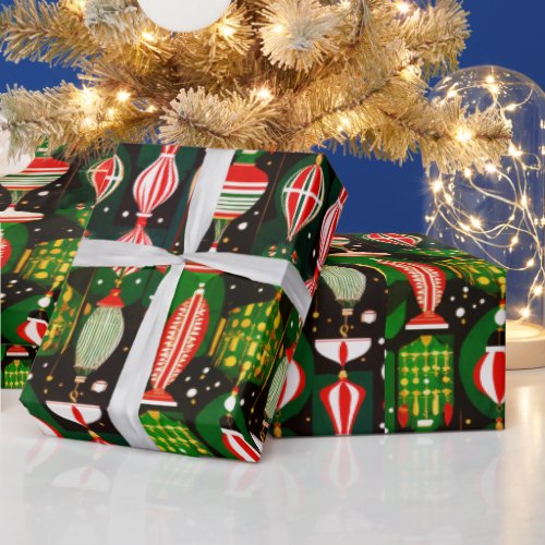 Afrocentric Christmas Seamless_ 30inches x 6feet  Wrapping Paper