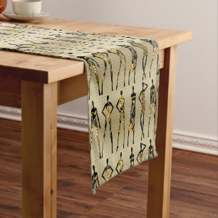 Afrocentric Fashion Short Table Runner