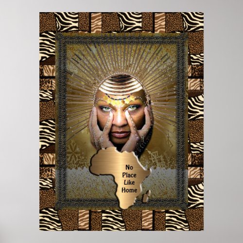 Afrocentric Folk Art Poster