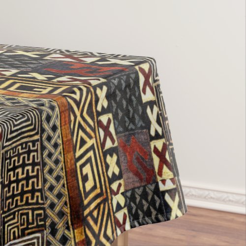 Afrocentric Geometric Cultural Flair Tablecloth