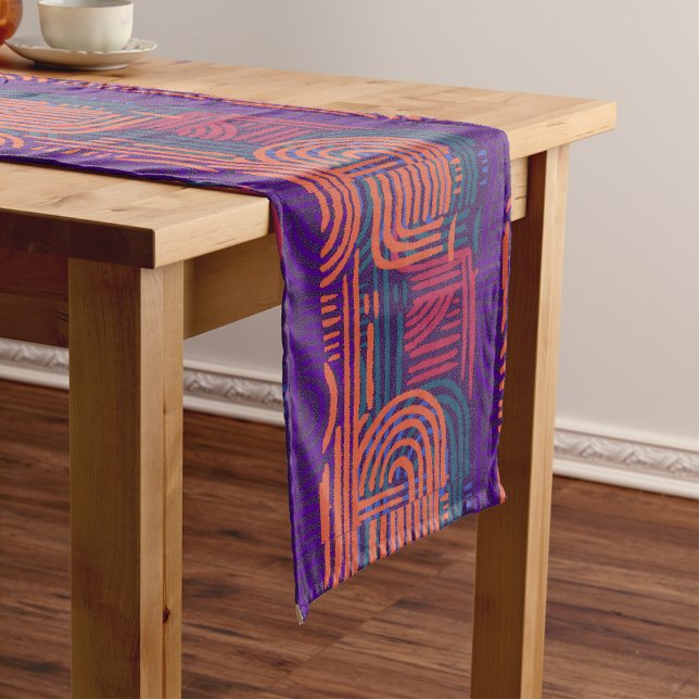 Afrocentric Geometric Motif Short Table Runner (Creator Uploaded)