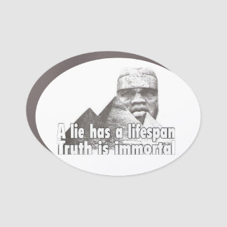 Afrocentric greatness quote car magnet