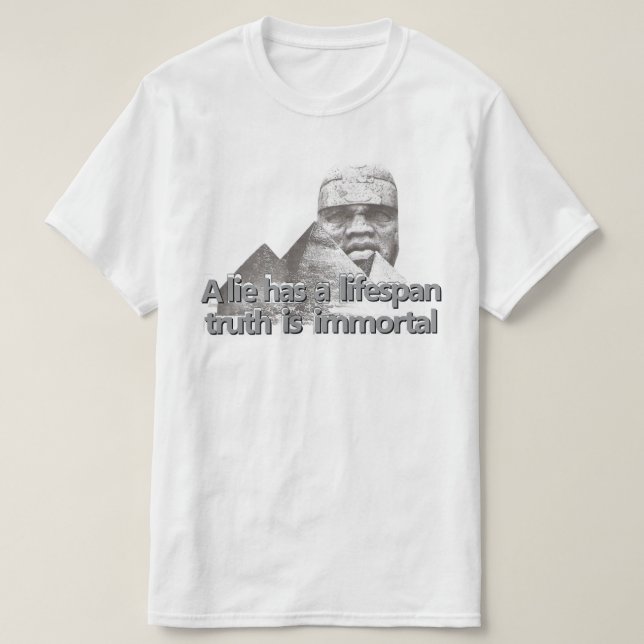 Afrocentric greatness quote T-Shirt (Design Front)