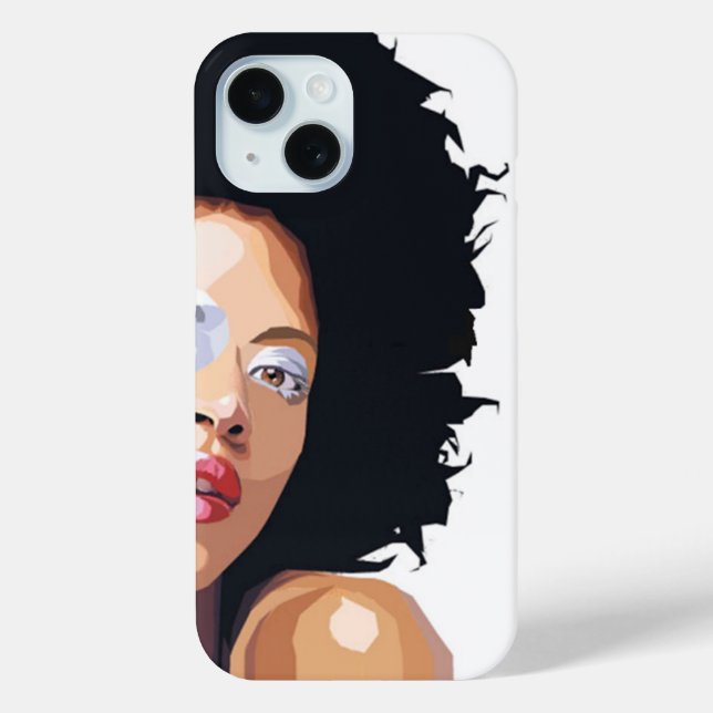 Afrocentric iPhone 15 Case (Back)