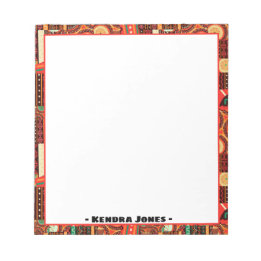 Afrocentric Kente Tribal Pattern Notes