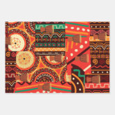 Kwanzaa Table Painting Wrapping Paper Sheets