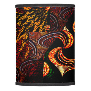 Afrocentric lamp shade