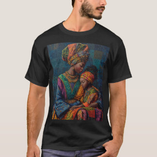 “Afrocentric Mother and Child T-Shirt – African He