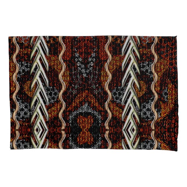 Afrocentric Motif Print  Pillow Case (Front)