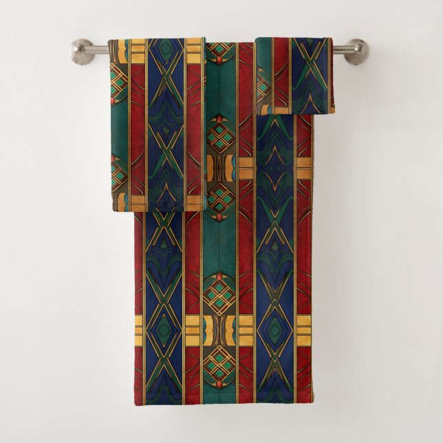 Afrocentric Pattern Unique Towel (Insitu)