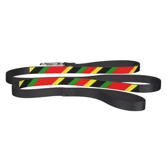 Afrocentric Striped Pet Leash (Full)