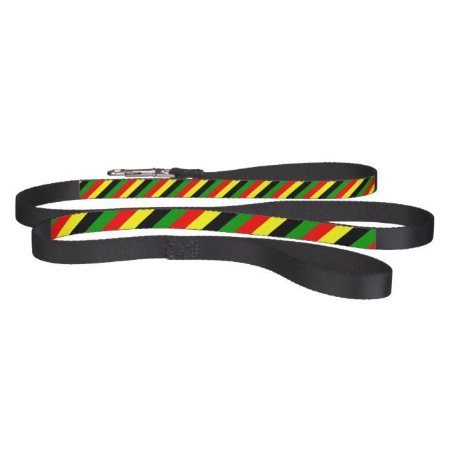 Afrocentric Stripes Pet Leash (Full)
