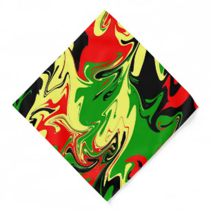 Afrocentric Swirls Bandana