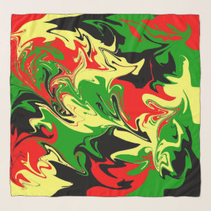 Afrocentric Swirls  Scarf