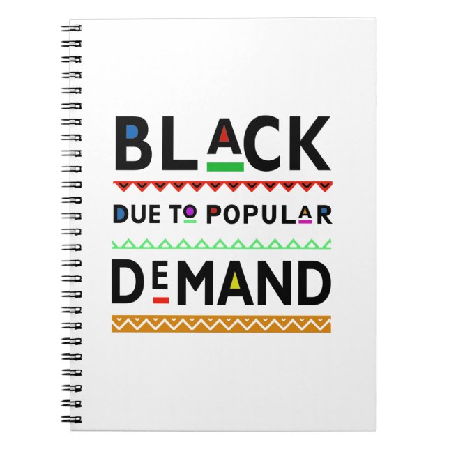 Afrocentric tee notebook (Front)