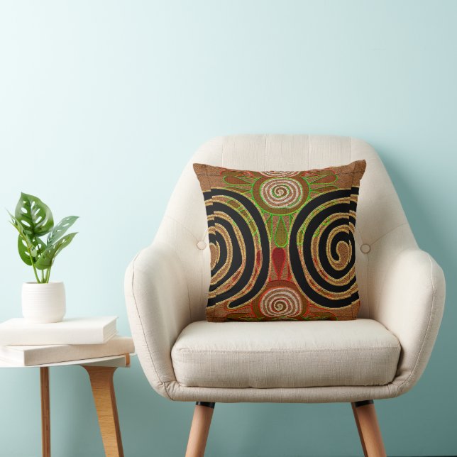 Afrocentric  throw pillow (Chair)