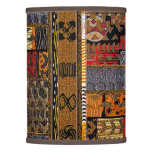 Afrocentric Tribal Print Design Lamp Shade