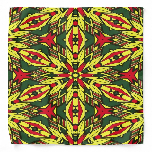 Afrocentric Tribal Spears Bandana (Front)