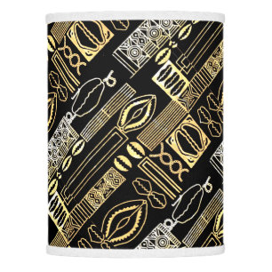 Afrocentric Urban Modern Motif Lamp Shade