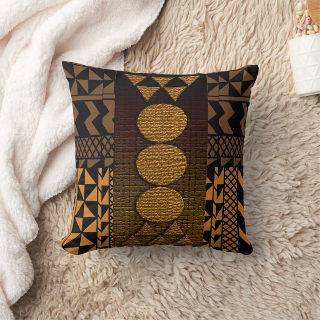 Afrocentric Urban Style Throw Pillow (Blanket)