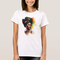 Afrocentric Woman in Vibrant Colors
