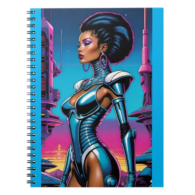 Afrofuturism Four Ken Gage Sci-Fi Notebook (Front)