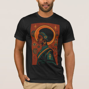 Afrofuturism & Heritage – Bold Afrocentric Futuris T-Shirt