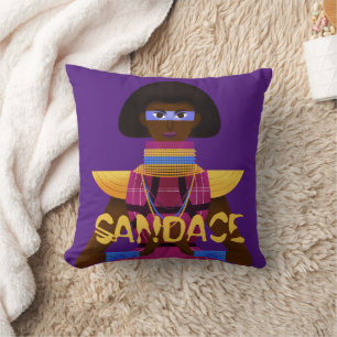 Afrofuturism Throw Pillow