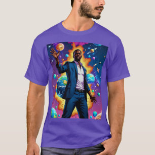 Afrofuturistic Galaxy Boss King Tee