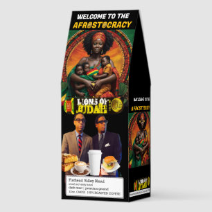 AFROSTOCRACY WS Coffee, 12oz Bag, Dark Roast, Roasted Coffee