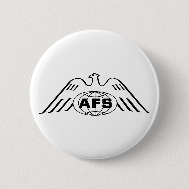 AFS Logo 1969 Round Button, Large, 3 Inch Button (Front)