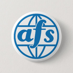 AFS Logo 1972 Round Button, Large, 3 Inch Button