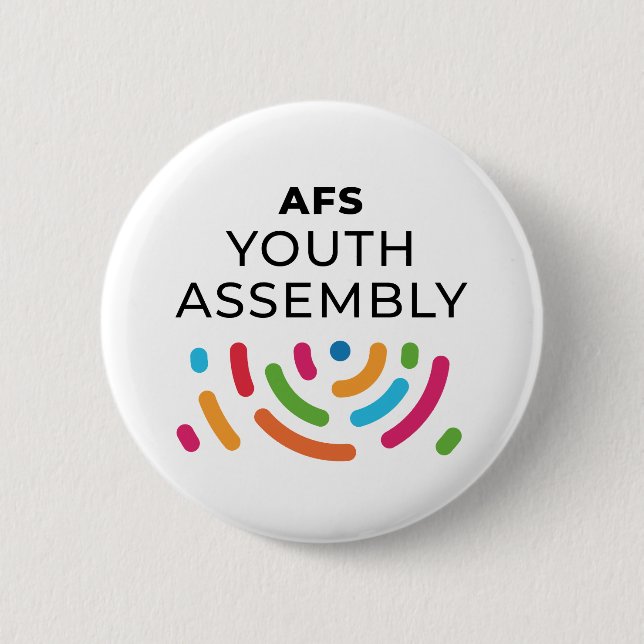 AFS Youth Assembly Button (Front)