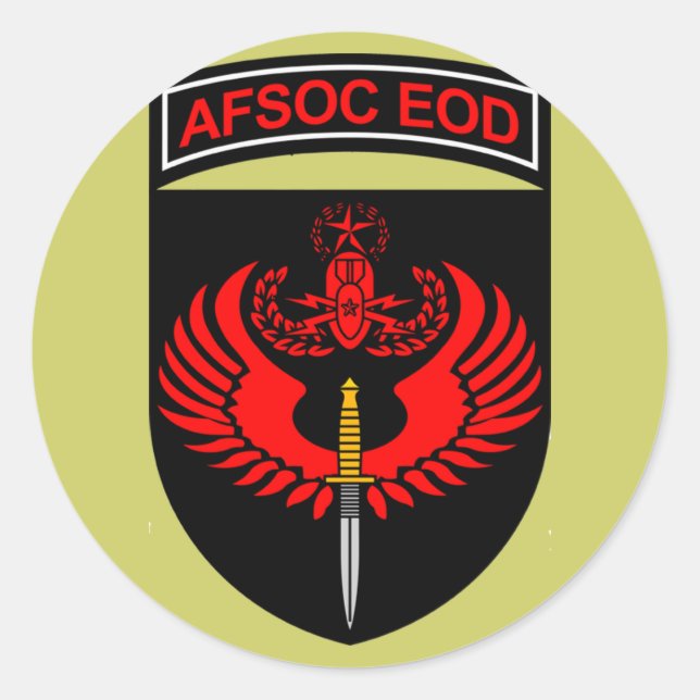 AFSOC EOD sticker (Front)