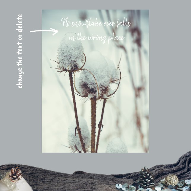 After a snowfall poster (Creator Uploaded)