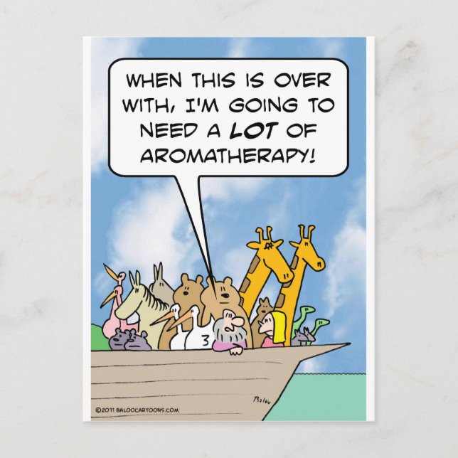 After Arc, Noah will need a lot of aromatherapy Postcard (Front)