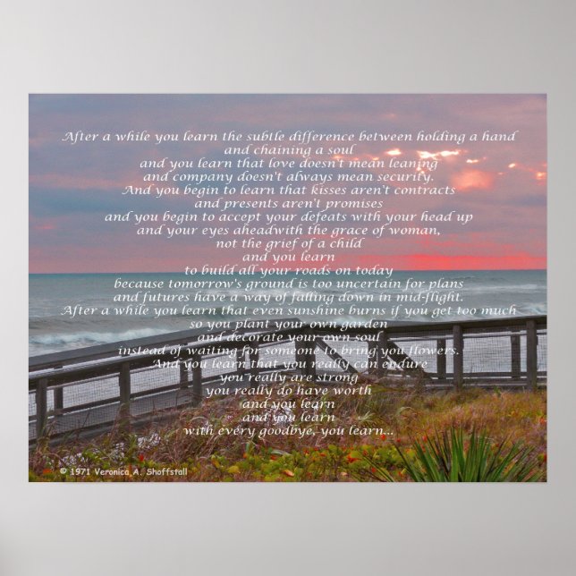 AFTER AWHILE POSTER (Front)