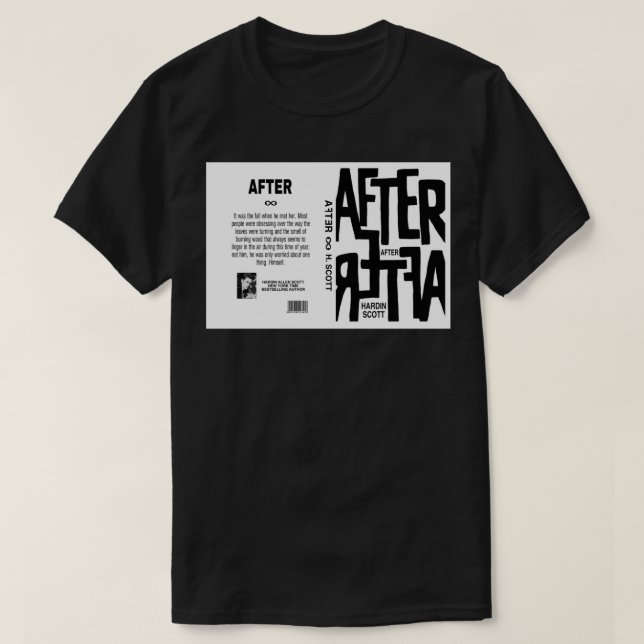 After by Hardin Scott Hardcover Journal T-Shirt (Design Front)