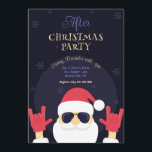 After Christmas Santa Party  Invitation<br><div class="desc">Lots of days between Christmas and New Year's Day to celebrate the season. Invite friends to an "After Christmas Party" with this jazzy invitation. The card is easy to customize with your wording, font and font color. Not exactly what you're looking for? All our products can be custom designed to...</div>
