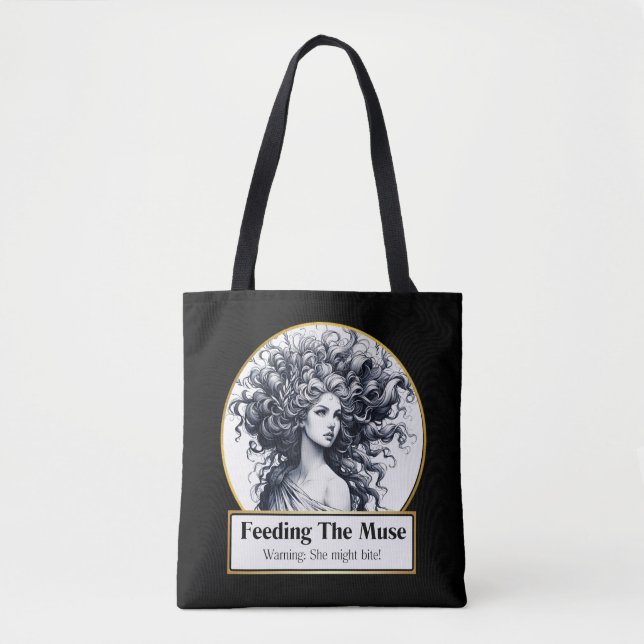 After coffee: The Grumpy Muse Chronicles Tote Bag (Front)