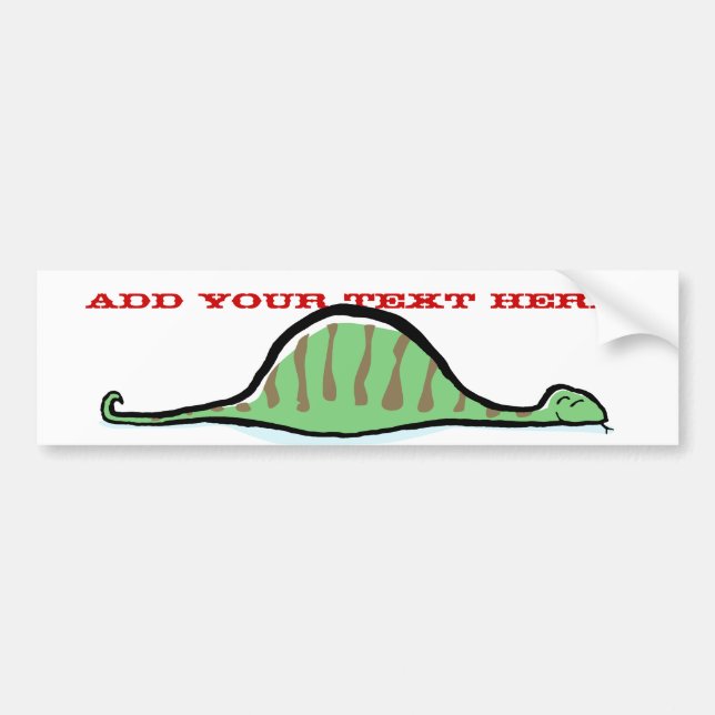 after dinner snake bumper sticker (Front)