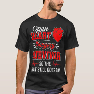 After - Heart Surgery Survivor Beat Goes On Gag T-Shirt