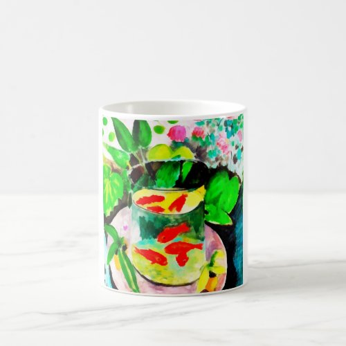 after Henri Matisse The Goldfish digital drawing Coffee Mug