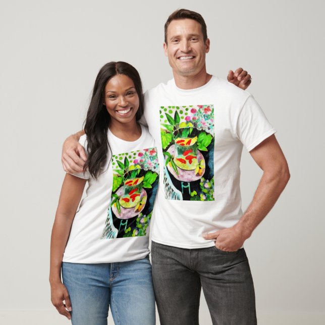 after Henri Matisse, The Goldfish, digital drawing T-Shirt (Unisex)