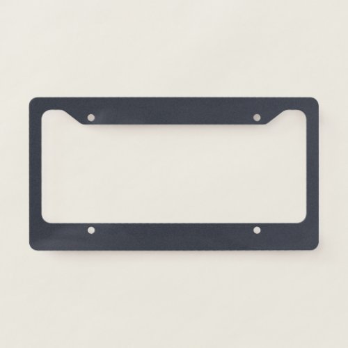 After Midnight Blue Solid Color 19_4109 License Plate Frame