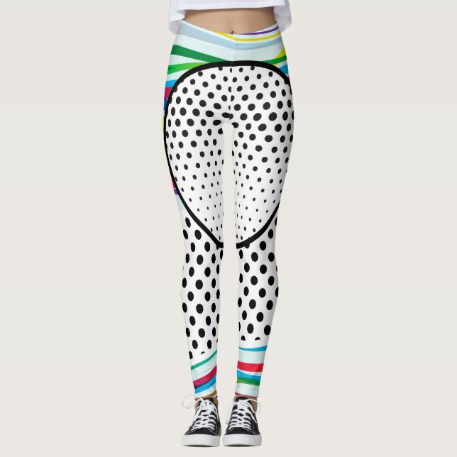 After Morris and POP Chiffon Scarf Leggings (Front)