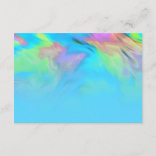 Bat Mitzvah Turquoise Tye Dye Design Custom Invites