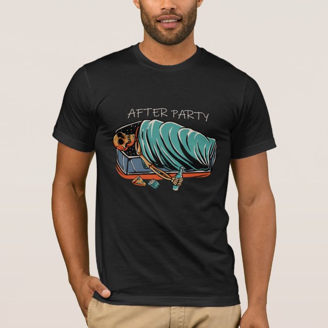 After Party Vibes | Funny Party Hangover T-Shirt (Front)