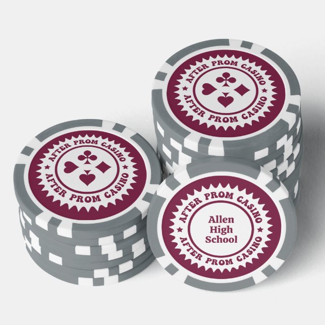 After Prom Custom Poker Chips (Stack)
